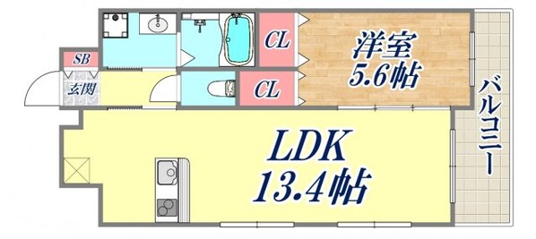 グレンパーク兵庫駅前の物件間取画像